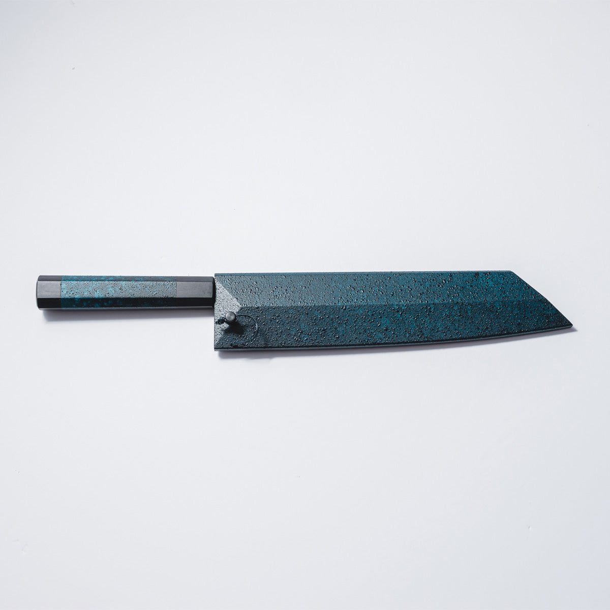 【閃光藍天⽬】牛刀21cm 鞘付き
