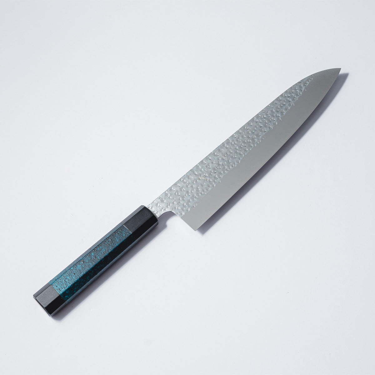 【閃光藍天⽬】牛刀24cm 鞘付き