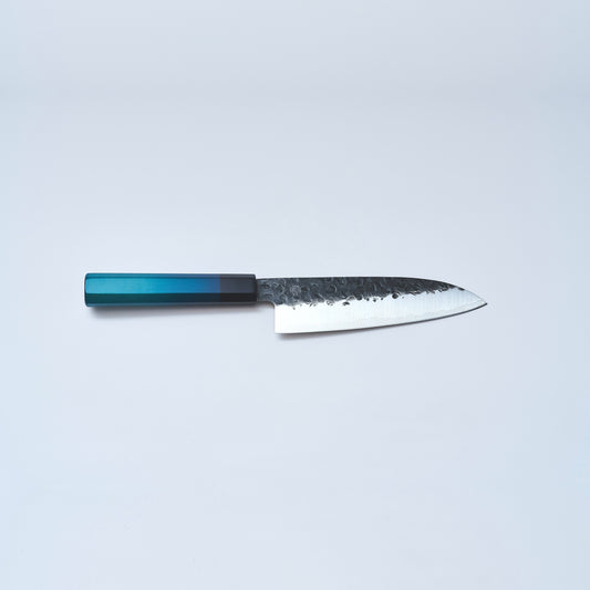 【藍包丁】 黒打槌目三徳