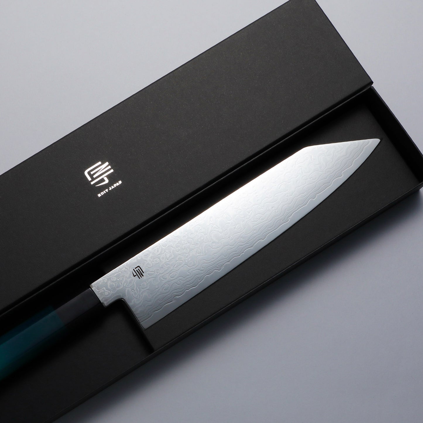【藍包丁】 銀三ダマスカス・牛刀21cm 新型