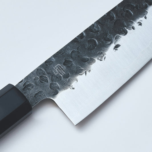 【藍包丁】 黒打槌目三徳