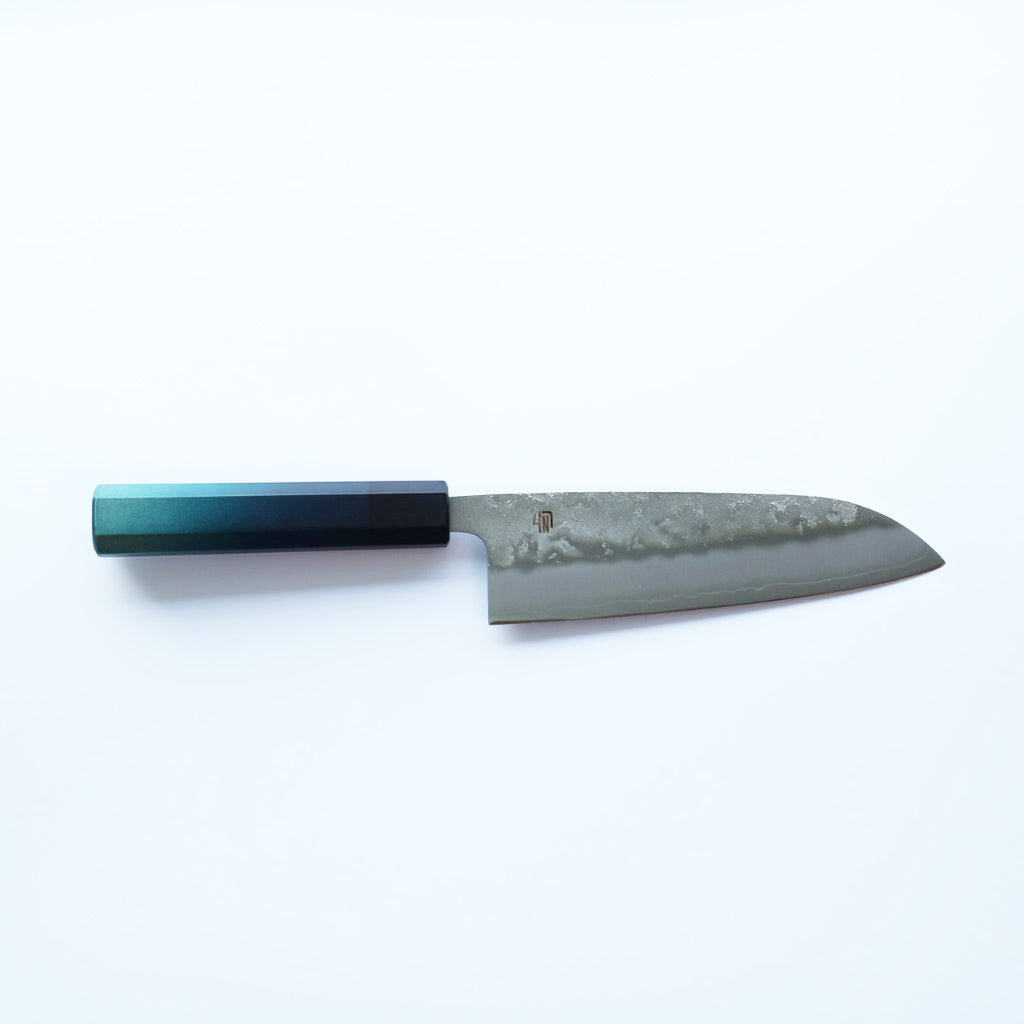 [Indigo knife] Ginsanriji/Santoku